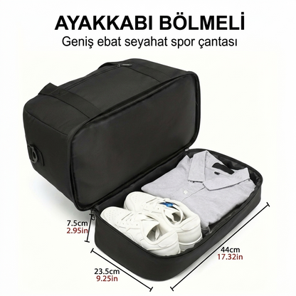 BlastBag® Ayakkabı Bölmeli Seyahat ve Spor Çantası