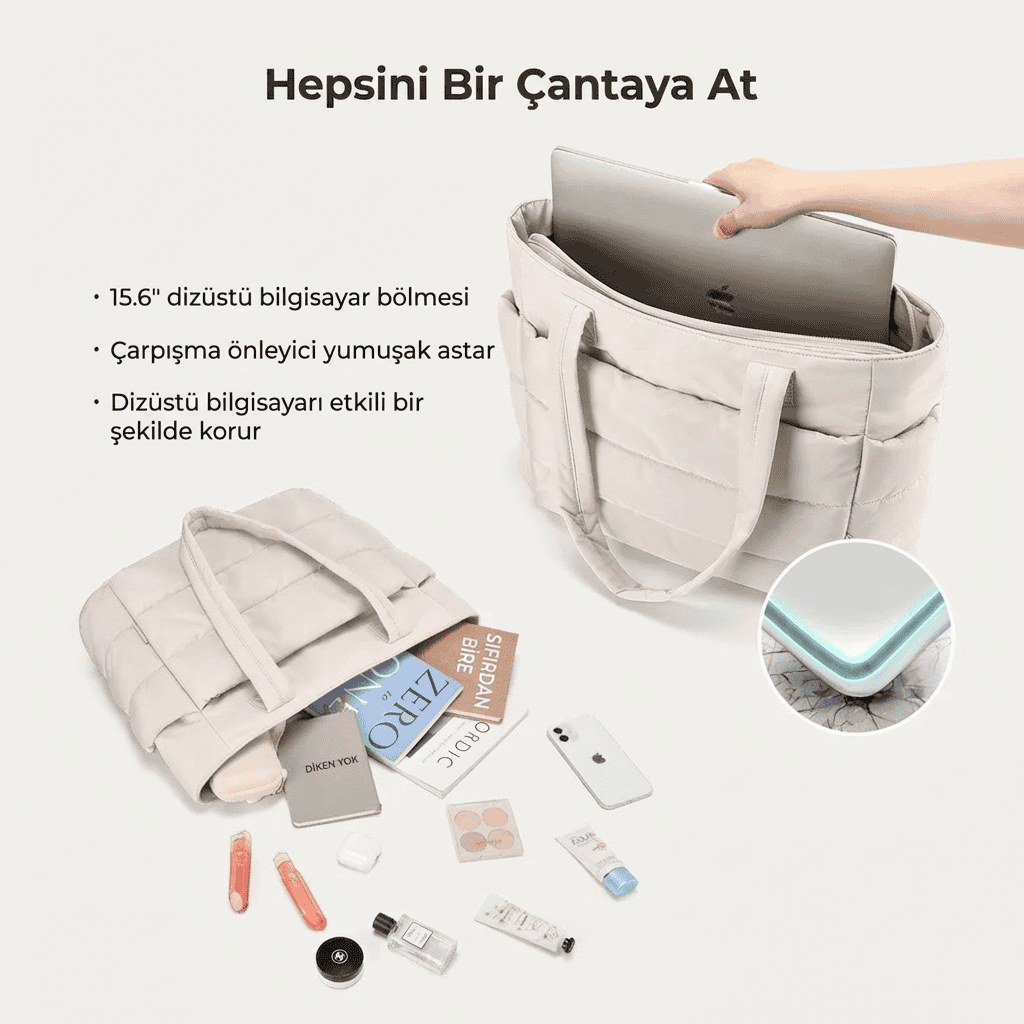 BlastBag® Puffy Tote Çanta