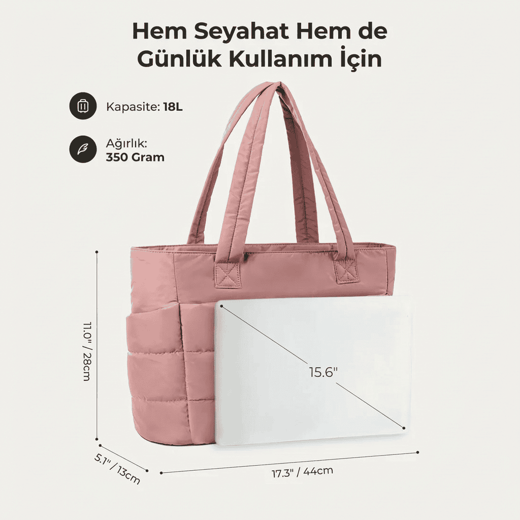 BlastBag® Puffy Tote Çanta
