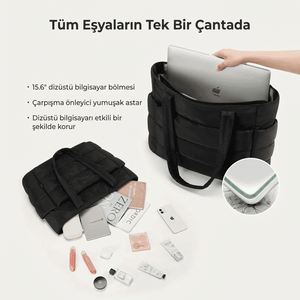 BlastBag® Puffy Tote Çanta