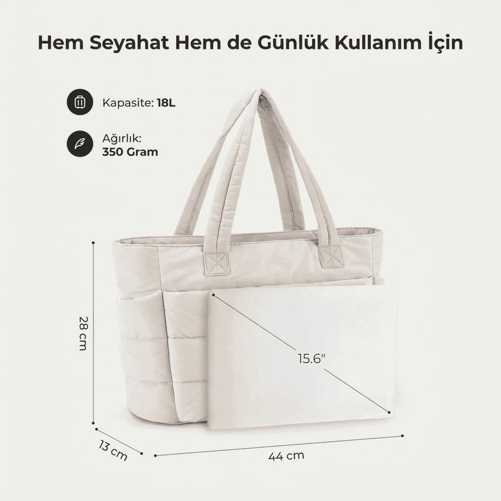 BlastBag® Puffy Tote Çanta