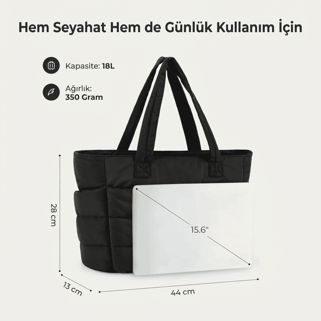 BlastBag® Puffy Tote Çanta