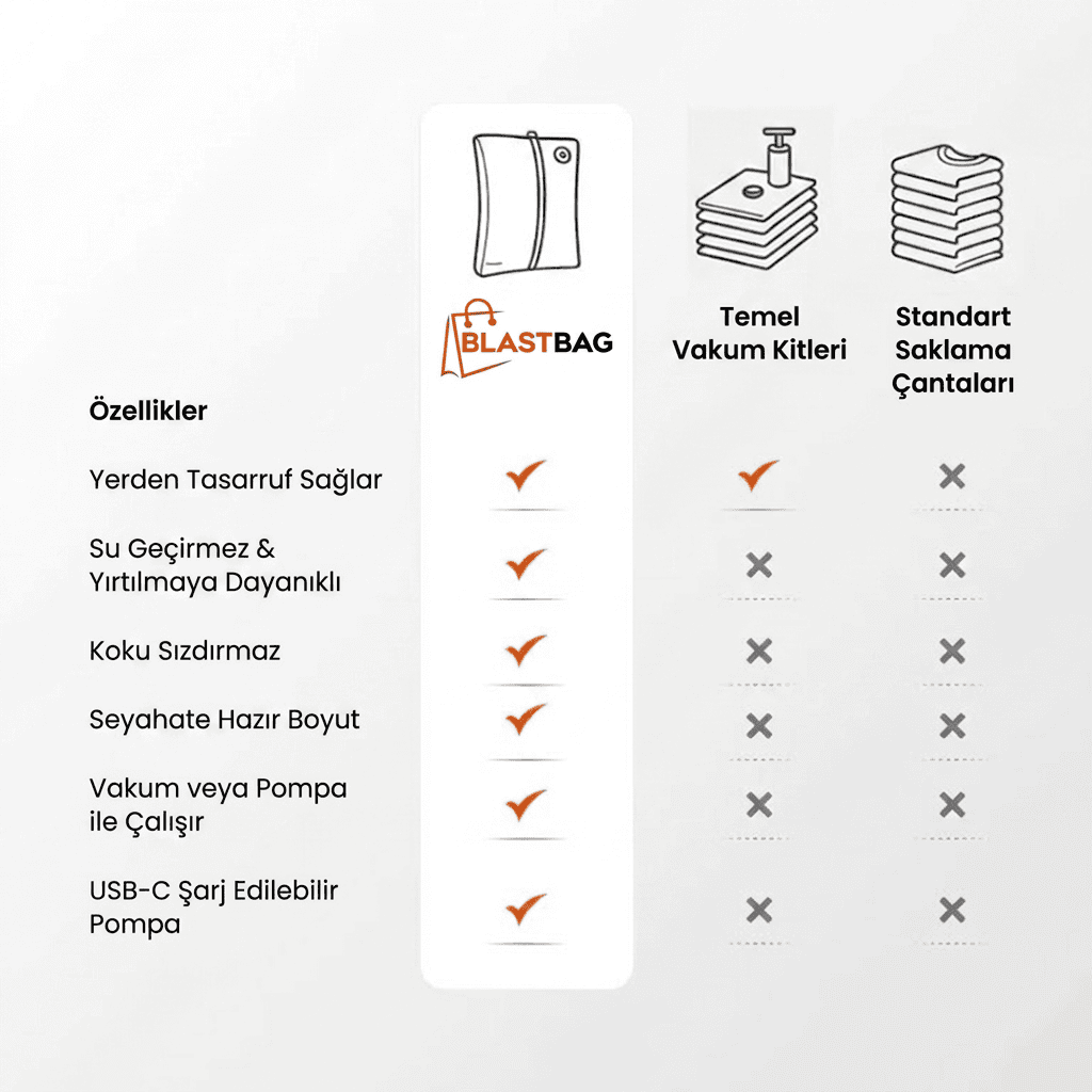 BlastBag® Vakum Torbası