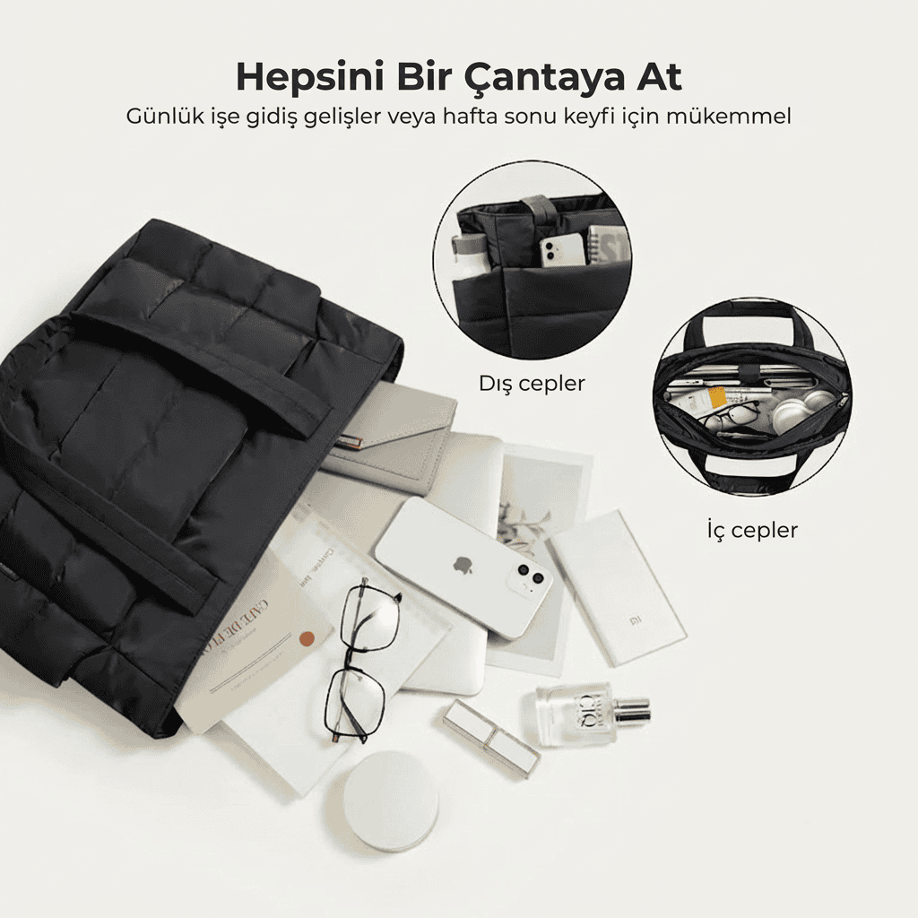 BlastBag® Puffy Tote Çanta
